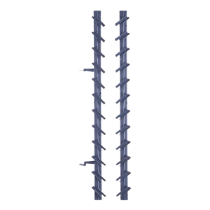 Mechanizm stalowy w kolorze antracytu 107 cm 